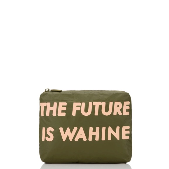 ALOHA Collection Lucky 11 Anniversary Small Pouch Future is Wahine - Picture 5 of 6